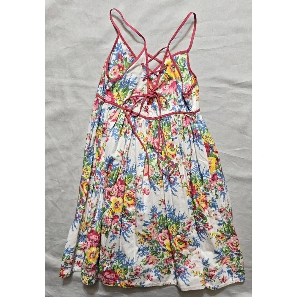 Ralph Lauren Girls Tank Midi Dress 10 Floral